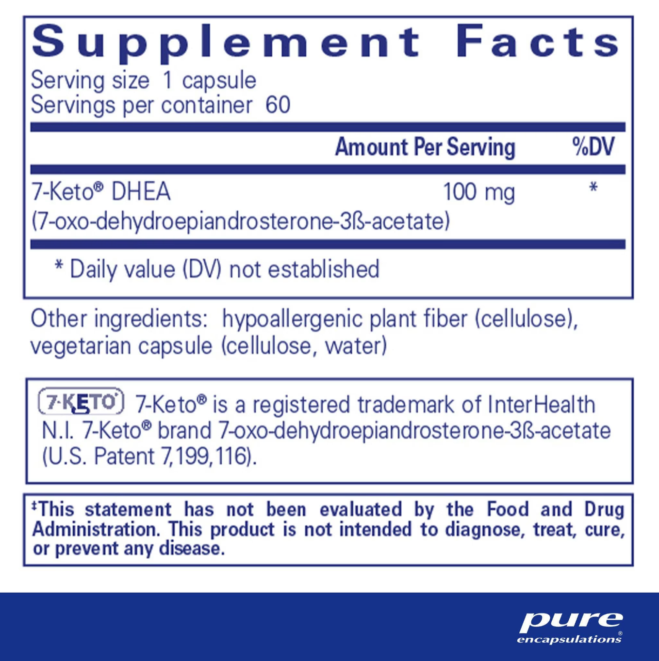 7-KETO® DHEA 100 mg